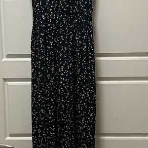 Kaleigh Black and White Patterned Jumpsuit